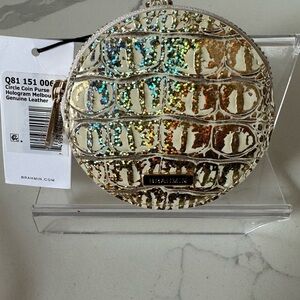 Brahmin Gold Hologram Coin Purse
